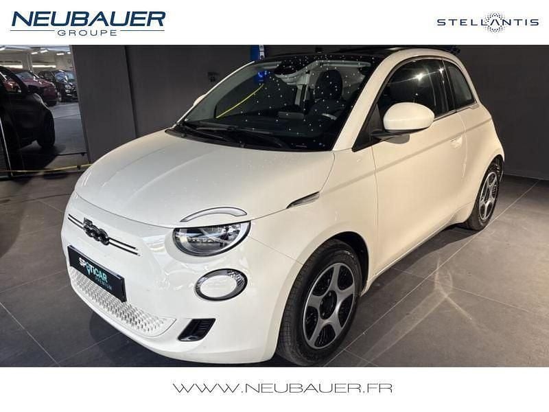 Blanc Utilisé 2021 Fiat 500e Passion Cabriolet | 15 490 € (Super prix) - Image 1/4