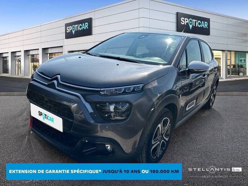Gris Utilisé 2021 Citroën C3 Feel Citadine | 10 490 € (Prix juste) - Image 1/4