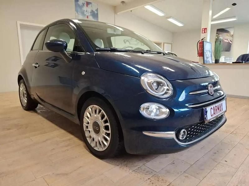 Bleu Occasion 2019 Fiat 500 Lounge Citadine | 9 980 € (Bon prix) - Image 1/4