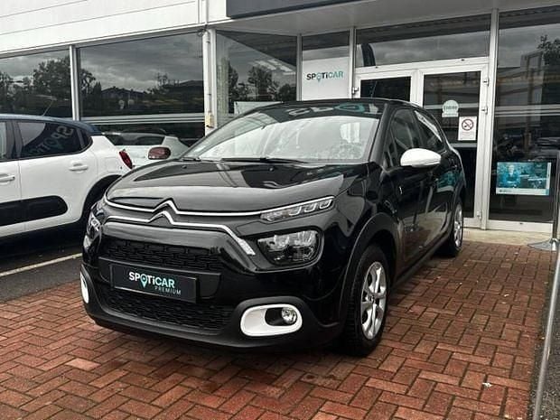 Noir Utilisé 2023 Citroën C3 PureTech Citadine | 10 989 € (Bon prix) - Image 1/4