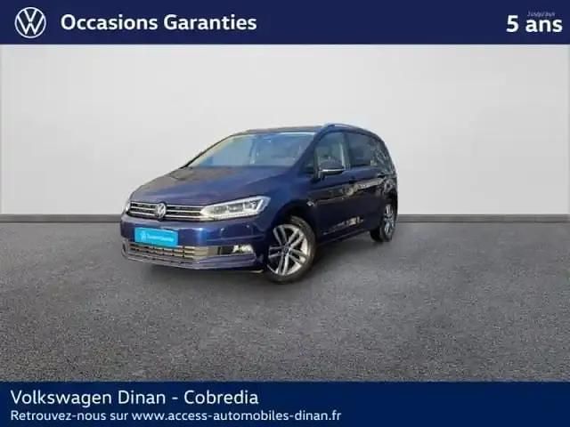 Bleu atlantique métallisée Occasion 2025 VW Touran Edition Monospace | 38 590 € (Prix assez cher) - Image 1/4