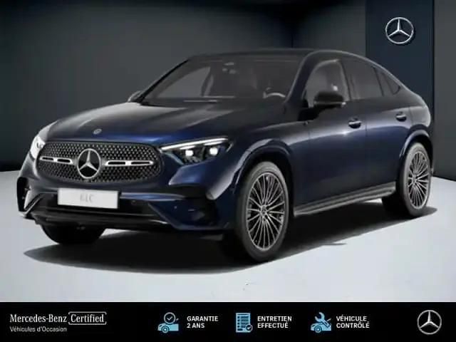 Bleu Utilisé 2024 Mercedes GLC300 AMG line Coupé | 73 789 € (Prix juste) - Image 1/4