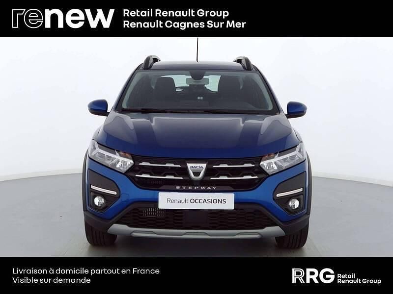 Bleu Utilisé 2022 Dacia Sandero Comfort Citadine | 16 799 € (Prix juste) - Image 1/4