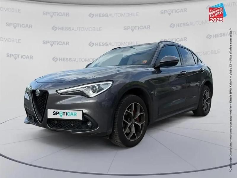 Gris Utilisé 2018 Alfa Romeo Stelvio SUV | 27 999 € (Prix assez cher) - Image 1/4