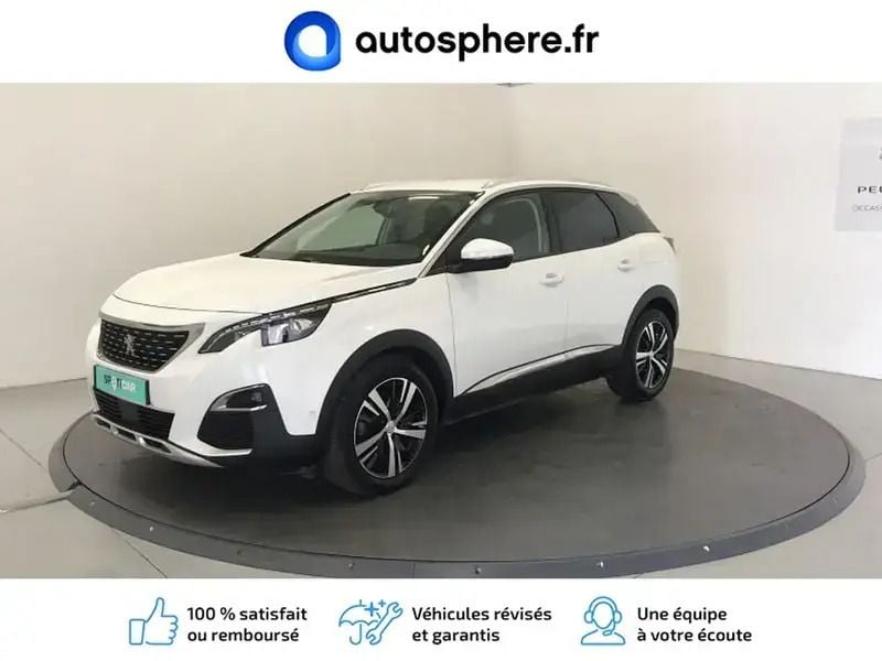 Blanc Utilisé 2018 Peugeot 3008 Allure SUV | 24 480 € (Prix cher) - Image 1/4