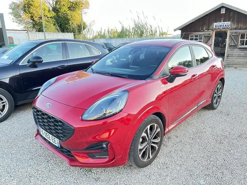 Rouge Utilisé 2021 Ford Puma ST-Line SUV | 16 990 € (Bon prix) - Image 1/4