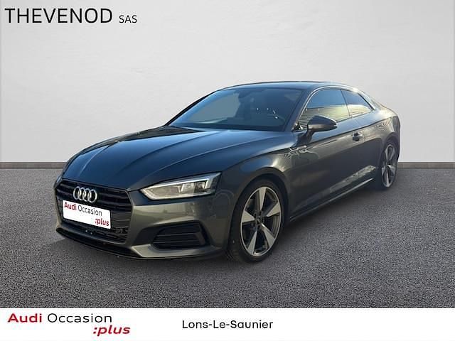 Gris daytona nacré Occasion 2019 Audi A5 S-Line Coupé | 37 900 € (Prix cher) - Image 1/4