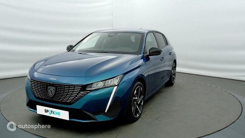 Bleu Utilisé 2024 Peugeot 308 Allure Berline | 24 979 € (Prix assez cher) - Image 1/4