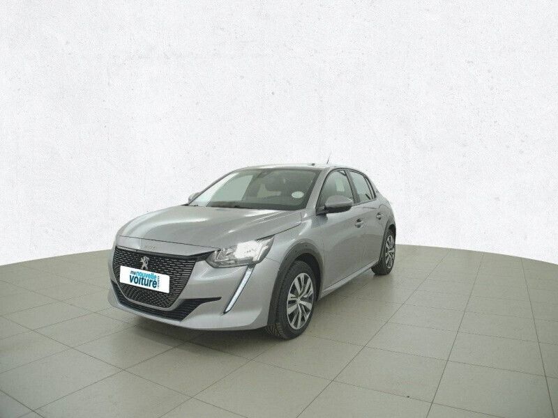 Gris Utilisé 2021 Peugeot e-208 Active Citadine | 14 290 € (Bon prix) - Image 1/4