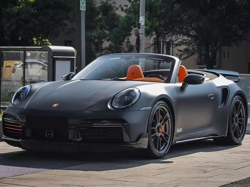 Gris Utilisé 2023 Porsche 911 Turbo S Cabriolet Cabriolet | 230 758 € - Image 1/4