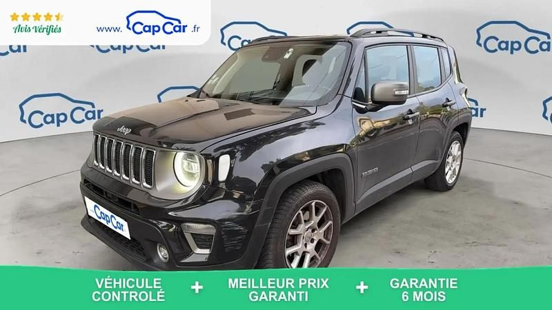 Noir Occasion 2019 Jeep Renegade Limited SUV | 13 990 € (Prix juste) - Image 1/4