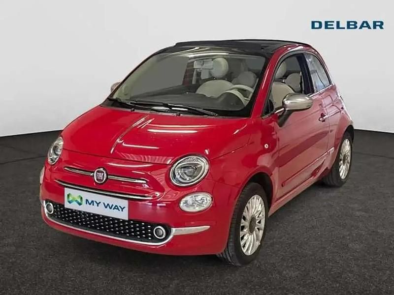 Rouge Occasion 2016 Fiat 500C Lounge Cabriolet | 9 740 € (Prix assez cher) - Image 1/4