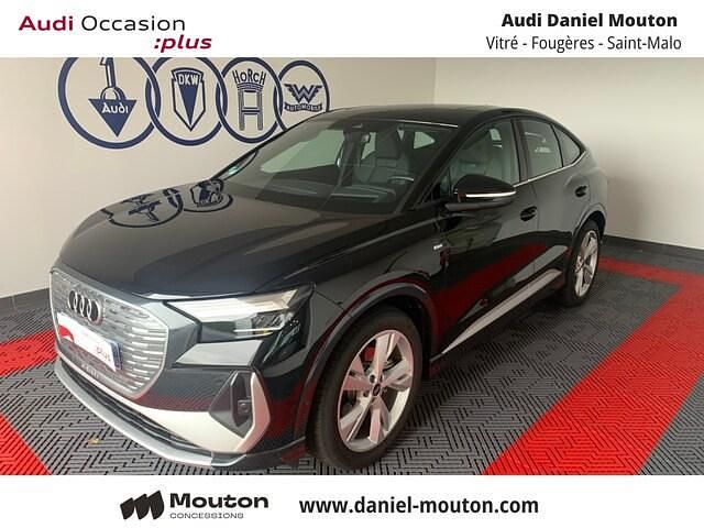 Noir Utilisé 2023 Audi Q4 Sportback e-tron Advanced SUV | 41 900 € (Prix cher) - Image 1/4