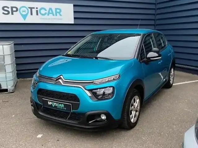 Spring blue (m) Occasion 2023 Citroën C3 Feel Berline | 9 990 € (Bon prix) - Image 1/4