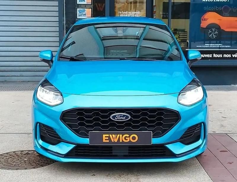 Occasion Ford Fiesta ST-Line 125 ch (91 kW) 2022 Bleu Berline