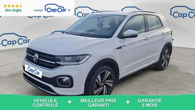 Blanc Occasion 2020 VW T-Cross R-line SUV | 16 230 € (Bon prix) - Image 1/4