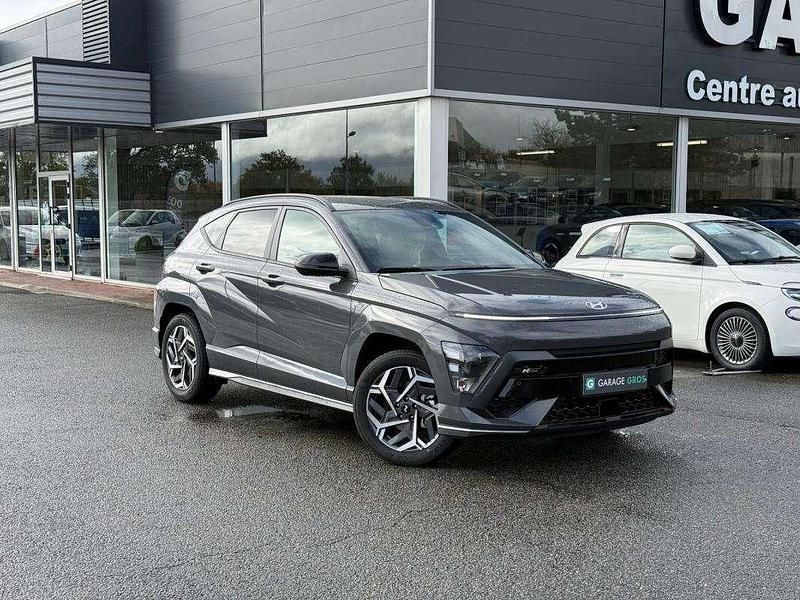 Nouvelle Hyundai Kona N Line 92 ch (67 kW) 2025 Gris SUV