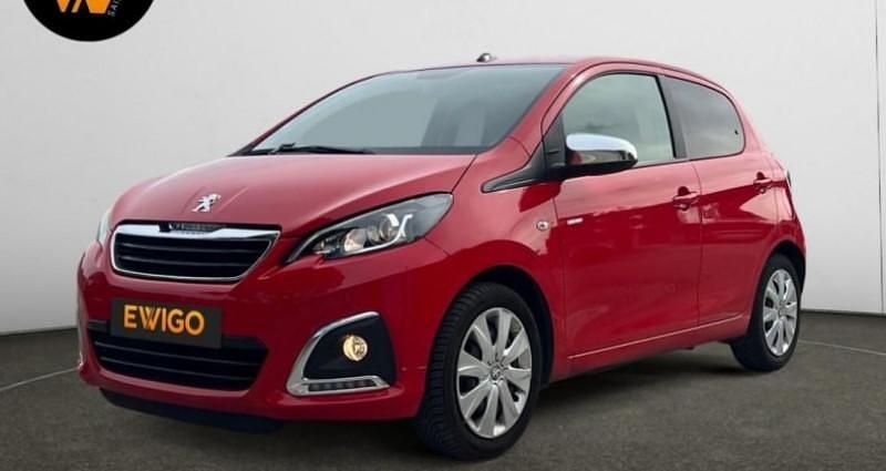 Rouge Utilisé 2019 Peugeot 108 Style Citadine | 6 990 € (Super prix) - Image 1/4