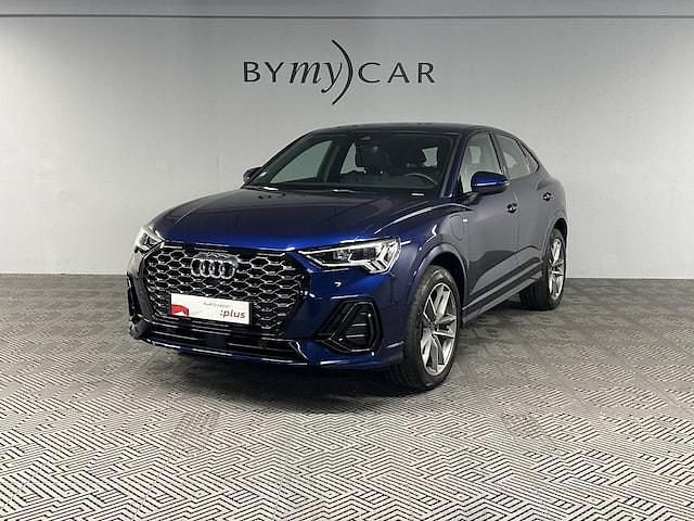 Bleu navarre métallisé Utilisé 2024 Audi Q3 Sportback S-Line SUV | 49 990 € (Prix cher) - Image 1/3