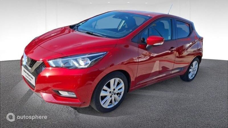 Rouge Utilisé 2020 Nissan Micra Citadine | 12 400 € (Prix juste) - Image 1/4