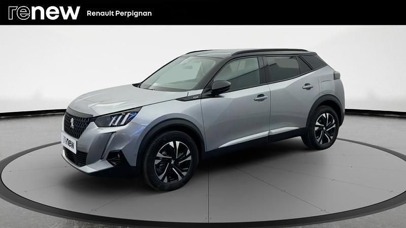 Gris Utilisé 2021 Peugeot 2008 GT SUV | 17 190 € (Prix juste) - Image 1/4