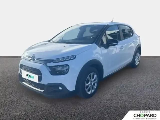 Blanc banquise Occasion 2020 Citroën C3 PureTech Berline | 9 900 € (Bon prix) - Image 1/4