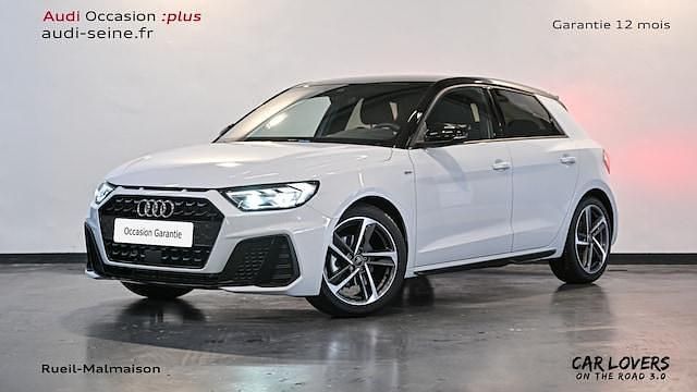 Occasion Audi A1 Sportback S-line plus 116 ch (85 kW) 2025 Blanc glacier métallisé noir mythe métallisé Citadine