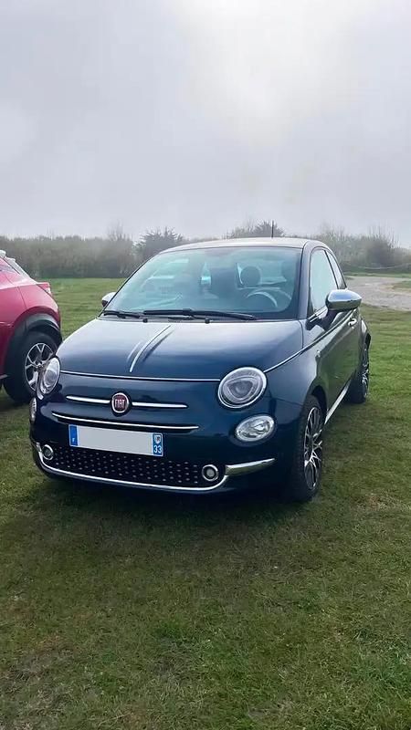Bleu Occasion 2018 Fiat 500 Collezione Berline | 11 200 € - Image 1/4