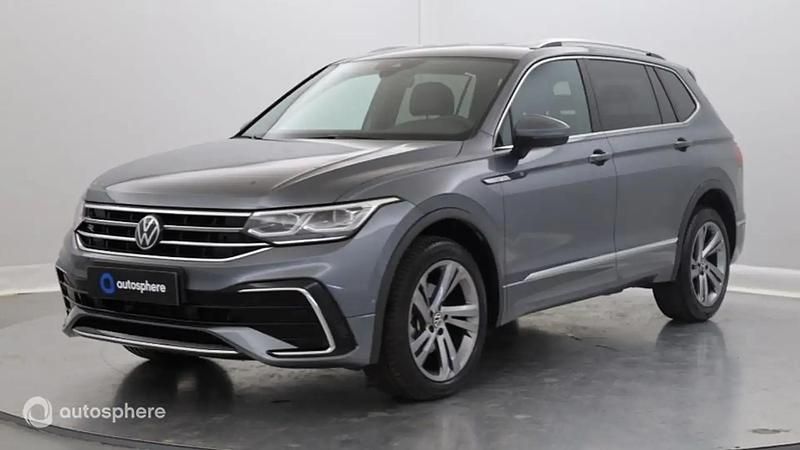 Gris Utilisé 2023 VW Tiguan Allspace R-line SUV | 42 499 € (Prix juste) - Image 1/4