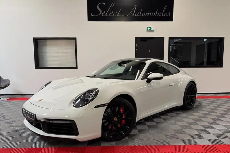 Blanc Utilisé 2019 Porsche 911 Carrera 4S Coupé | 139 900 € (Prix juste) - Image 1/4