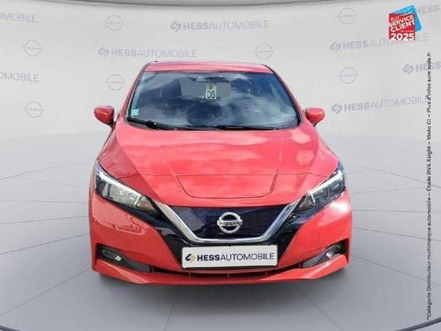 Rouge Utilisé 2021 Nissan Leaf N-Connecta Citadine | 12 799 € (Super prix) - Image 1/4