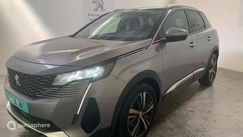 Gris Utilisé 2021 Peugeot 3008 S SUV | 19 499 € (Prix juste) - Image 1/4
