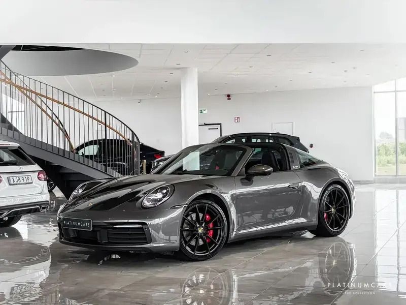Gris Utilisé 2021 Porsche 911 Targa 4S Cabriolet | 169 990 € - Image 1/4