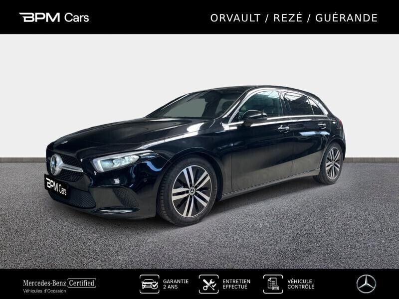 Noir Utilisé 2022 Mercedes A200 Berline | 27 990 € (Bon prix) - Image 1/4