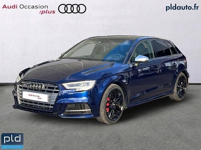 Bleu navarre métallisé Occasion 2018 Audi S3 S-Line | 32 990 € (Prix juste) - Image 1/4