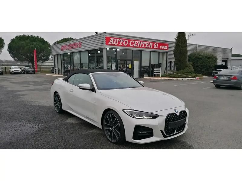 Blanc Utilisé 2021 BMW 420 M Sport Cabriolet | 45 990 € (Prix cher) - Image 1/4