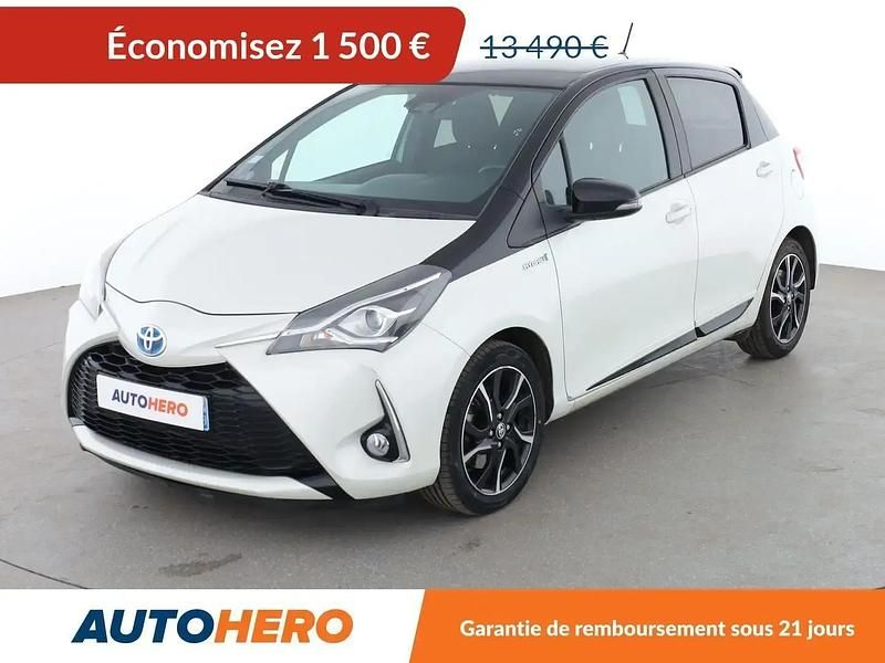 Occasion Toyota Yaris Hybrid 101 ch (74 kW) 2017 Blanc Citadine