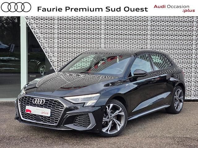 Noir mythe métallisé Utilisé 2022 Audi A3 S-Line | 28 490 € (Prix juste) - Image 1/4