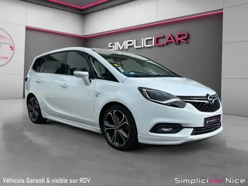 Blanc Utilisé 2017 Opel Zafira Elite Monospace | 16 480 € - Image 1/4