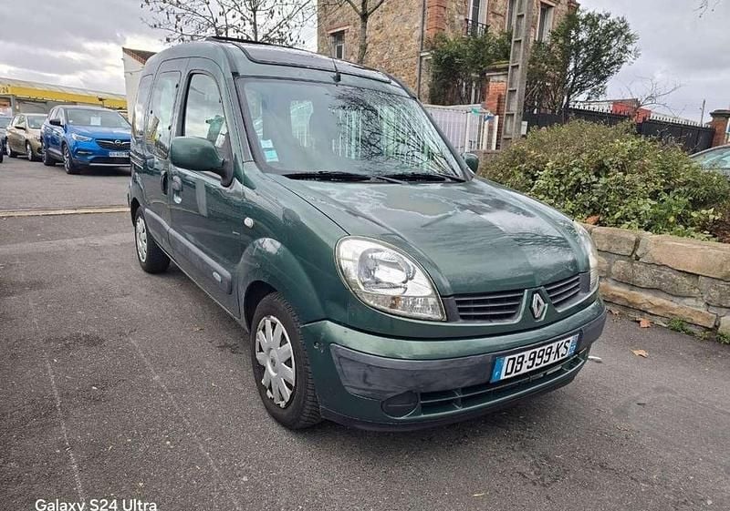 Occasion Renault Kangoo 69 ch (50 kW) 2007 Vert Monospace