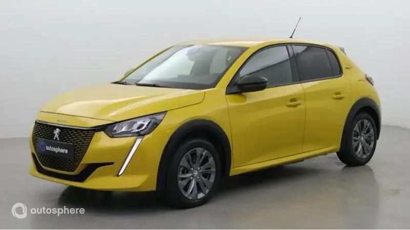 Jaune Utilisé 2022 Peugeot e-208 Style Citadine | 14 999 € (Bon prix) - Image 1/4