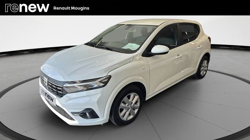 Blanc Utilisé 2022 Dacia Sandero Citadine | 13 999 € (Prix juste) - Image 1/3