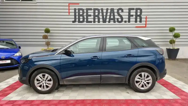 Bleu Utilisé 2022 Peugeot 3008 Active SUV | 17 999 € (Bon prix) - Image 1/4