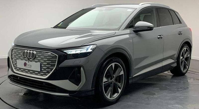Occasion Audi Q4 e-tron S-Line 219 kW (299 ch) 2023 Gris SUV