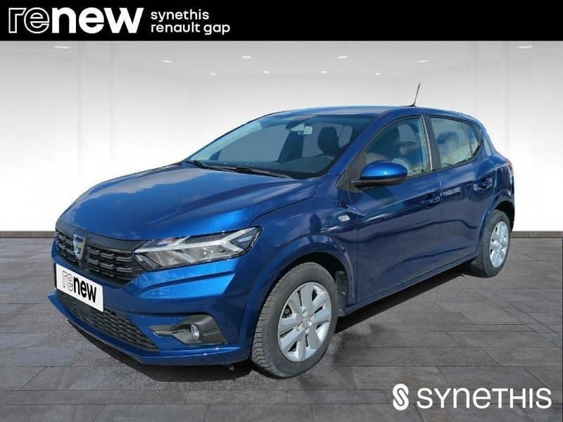 Bleu Utilisé 2022 Dacia Sandero Comfort Citadine | 12 490 € (Prix assez cher) - Image 1/4