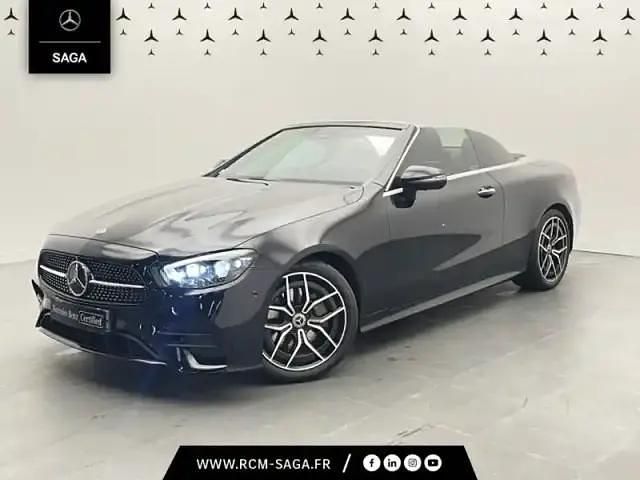 Noir Occasion 2021 Mercedes E220 AMG line Cabriolet | 44 900 € (Prix juste) - Image 1/4
