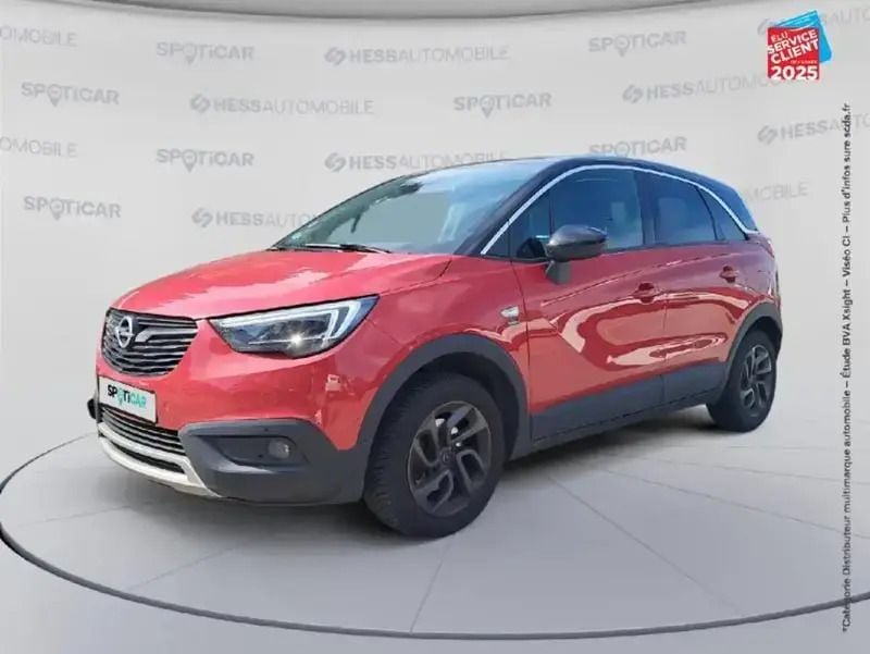 Rouge Utilisé 2020 Opel Crossland X SUV | 14 499 € (Prix juste) - Image 1/4