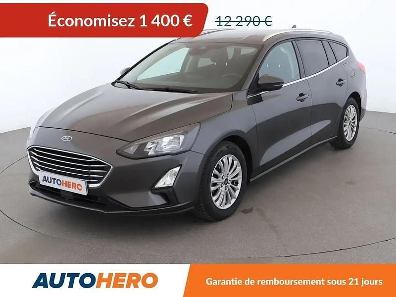 Gris Utilisé 2019 Ford Focus Titanium Break | 10 890 € (Prix juste) - Image 1/2