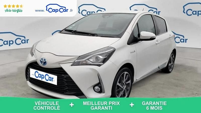 Blanc Utilisé 2018 Toyota Yaris Hybrid Citadine | 14 500 € (Super prix) - Image 1/4