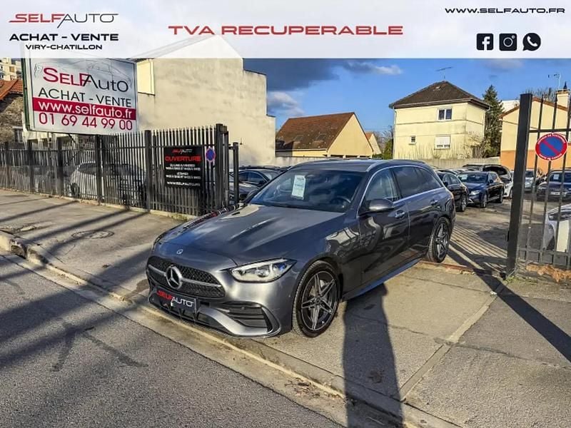 Gris Occasion 2023 Mercedes C220 AMG line Break | 28 980 € (Super prix) - Image 1/4